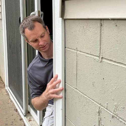 andy doing a home inspection in apple valley mn